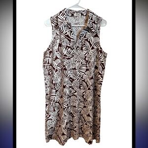 Per Se linen midi dress